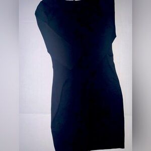 The Row Black Long Sleeve Dress